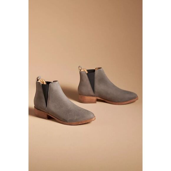 NISOLO Anthropologie $228 Chelsea Boots Women’s 11 Leather Ankle NEW Sustainable - Picture 1 of 13